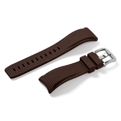 Bracelet de montre sport universel en caoutchouc fluoré FKM incurvé 20 mm 21 mm 22 mm à libération rapide pour Longines Omega Casio Seiko
