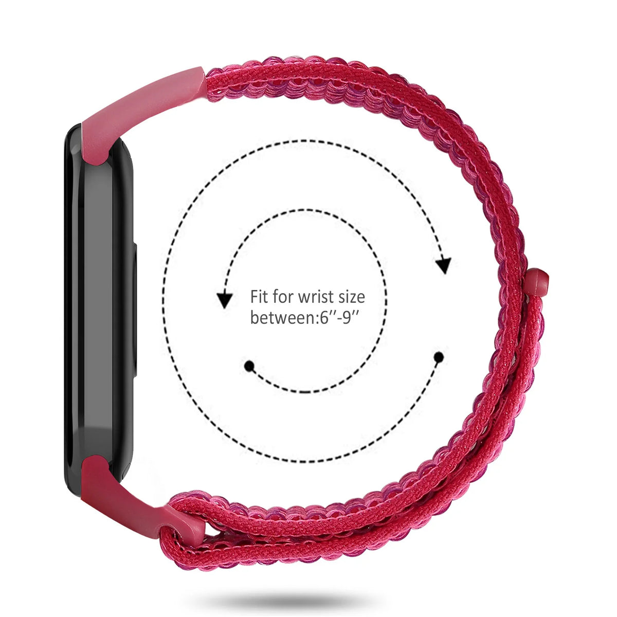Bracelet à boucle en Nylon pour xiaomi Mi Band 10 9 8, Bracelet de remplacement, pulsera Xiaomi Smart Band 10 9 8 NFC