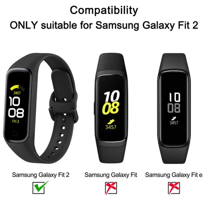 Bracelet de rechange en silicone souple pour Samsung Galaxy Fit 2, bracelet de montre de sport