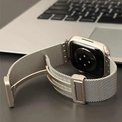 Magnetic Band for Apple Watch Ultra 49mm, 44mm 45mm 40mm 41mm 42mm 38mm, Stainless Steel iWatch Series 7 8 se 6 5 3