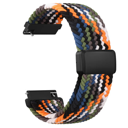 Bracelet tressé 18/20/22mm pour Garmin Vivoactive 4 5 3 S/Venu 3 2s Sq 2 Plus/Forerunner 265 255S 645 245 Music/Vivomove
