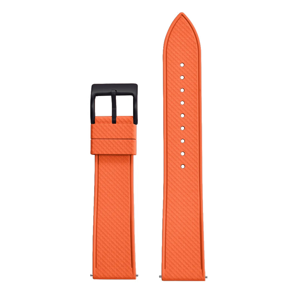 Premium FKM Rubber Watch Band 20mm 22mm Quick Release Diving Waterproof Watch Straps Soft Durable Unisex FPM Bracelets