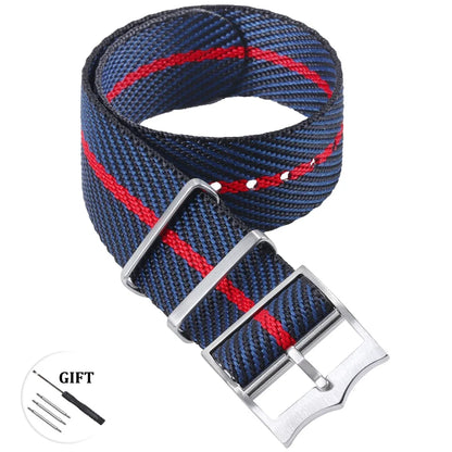 Bracelet de Montre Nato en Nylon - Boucle Argent ou Rose Gold