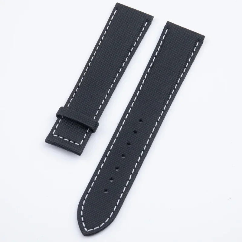 Bracelet de montre universel en Nylon, 19mm, 20mm, 21mm, 22mm, pour Omega, Planet Ocean Seamaster 300 Speedmaster, tissu, cuir, toile SEIKO