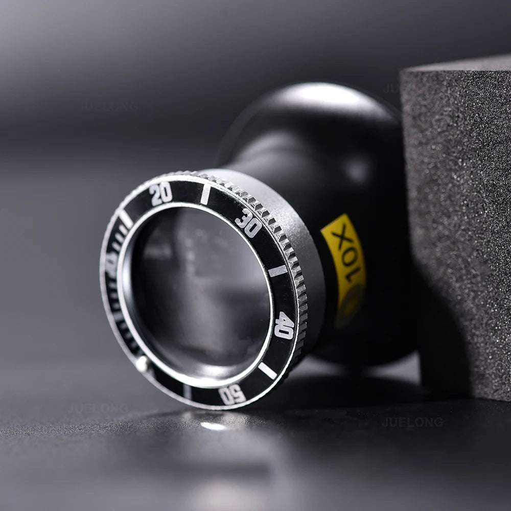 Lente d'ingrandimento per la riparazione di orologi 5X 10X 20X Strumento portatile Lente d'ingrandimento monoculare Strumento per gioiellieri Lente d'ingrandimento Strumenti
