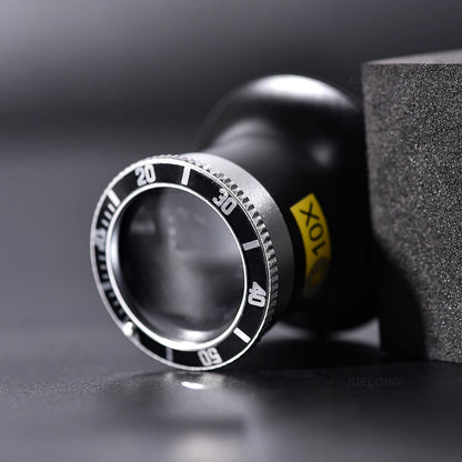 Lente d'ingrandimento per la riparazione di orologi 5X 10X 20X Strumento portatile Lente d'ingrandimento monoculare Strumento per gioiellieri Lente d'ingrandimento Strumenti