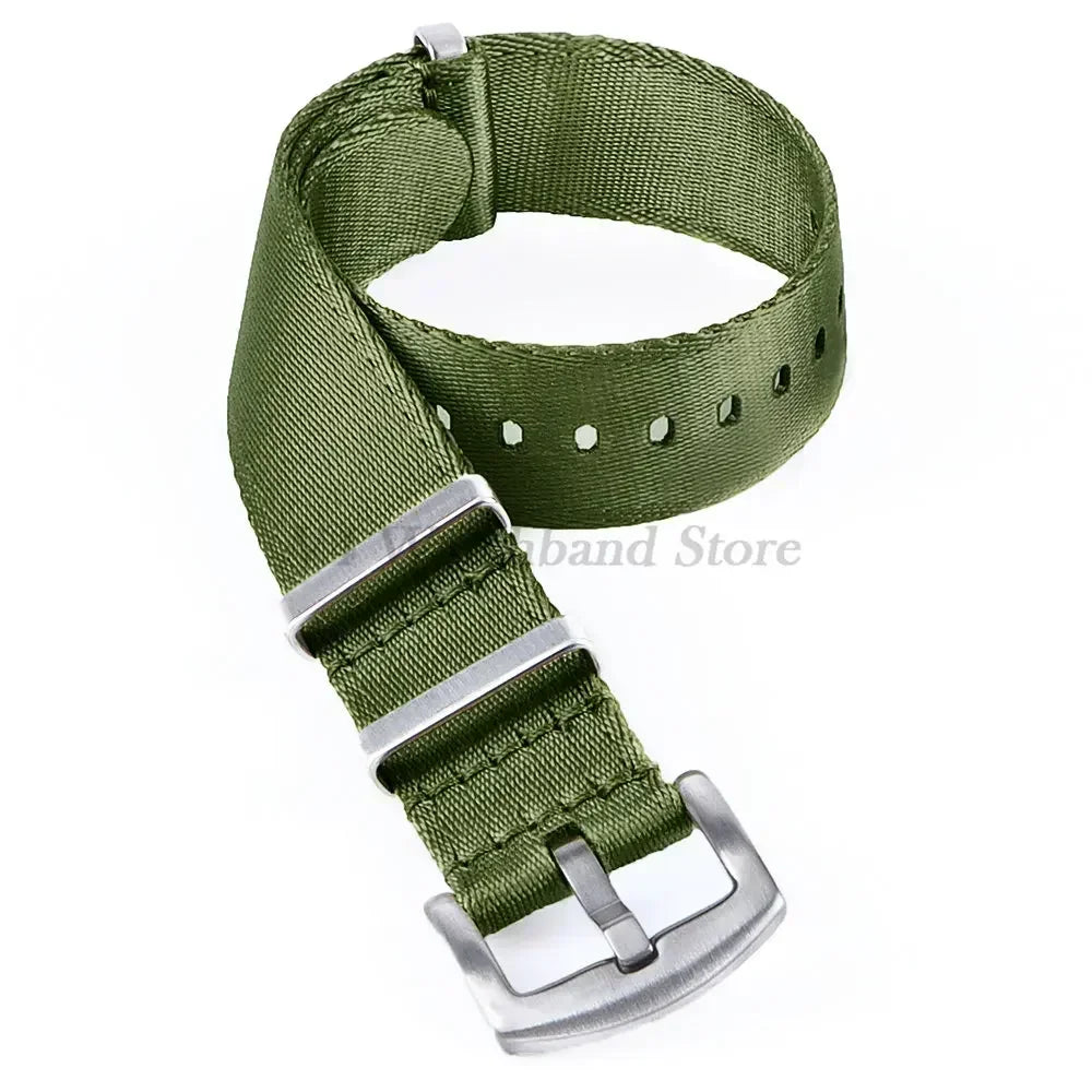 18mm 20mm 22mm Soft Nylon Strap Military Watchband for Samsung Galaxy Nylon Strap for Omega Seamaster 007