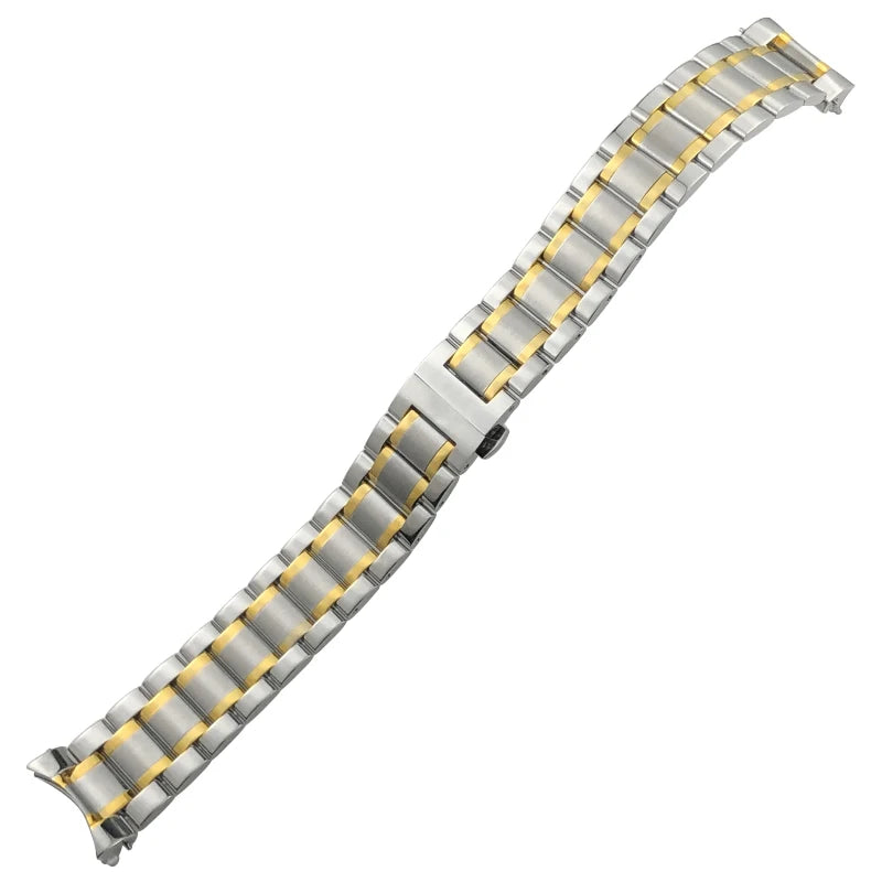 Bracelet de montre en acier inoxydable de haute qualité, 19mm 20mm 21mm, pour Longines L2 L2.628 673 518 793 755 Master 13mm 15mm 18mm