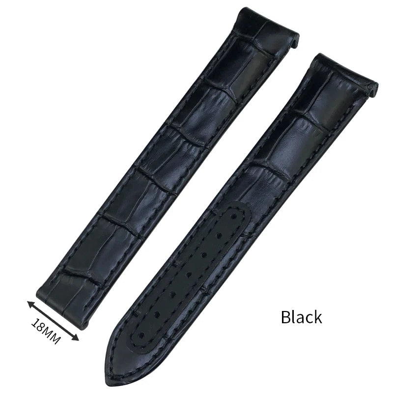 Genuine Cowhide Leather Watch Strap, 19mm 20mm 21mm, for Omega Seamaster 300 DE VILLE AT150 Moonswatch, Calfskin Watch Band