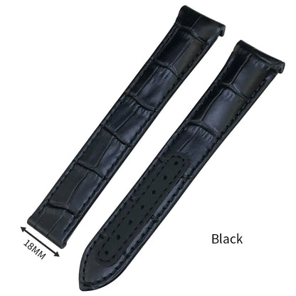Genuine Cowhide Leather Watch Strap, 19mm 20mm 21mm, for Omega Seamaster 300 DE VILLE AT150 Moonswatch, Calfskin Watch Band