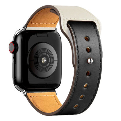Cinturino in pelle per Apple Watch, Ultra 3, 49mm, 46mm/42mm, 41mm/45mm, 44mm, 40mm, iWatch serie 11 10 9 8 7 4 5 6 se