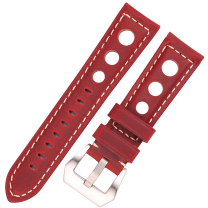 4 couleurs peau de vache bracelet de montre Vintage en cuir véritable 20mm 22mm 24mm bracelet de montre femmes hommes mode bracelet de montre ceinture avec boucle ardillon