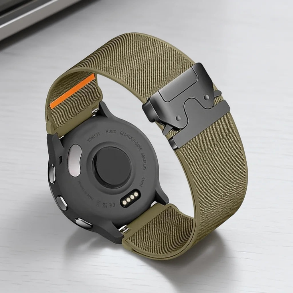 Cinturino in nylon per Garmin Forerunner 255 255S 265S 265, per smartwatch Garmin Vivoactive 4 4S Venu 2 3S