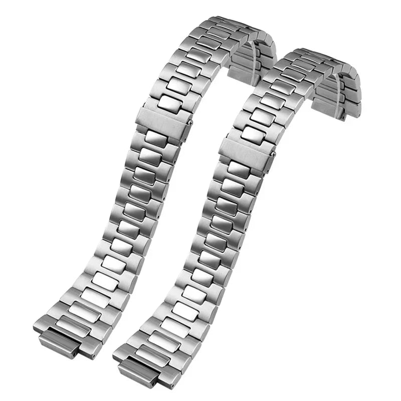 25x13mm 不锈钢表带，适用于百达翡丽 Nautilus 5711 5726 5712g 系列，男士表带