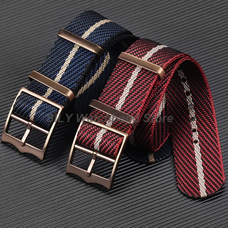 Cinturino militare in nylon da 20 mm 22 mm, cinturino in tela premium per Tudor Army, cinturini in tessuto Seiko per Rolex, cinturini per uomo e donna