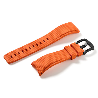 Bracelet de montre sport universel en caoutchouc fluoré FKM incurvé 20 mm 21 mm 22 mm à libération rapide pour Longines Omega Casio Seiko