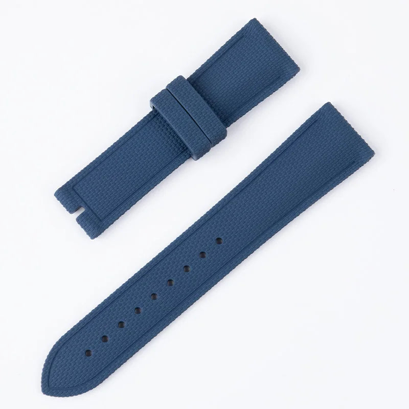 Cinturino per orologio in gomma fluorurata FKM di alta qualità, 18/19/20/21/22/23/24mm, per uomo e donna, per Longines/Tissot Rolex Diver, cinturino universale F