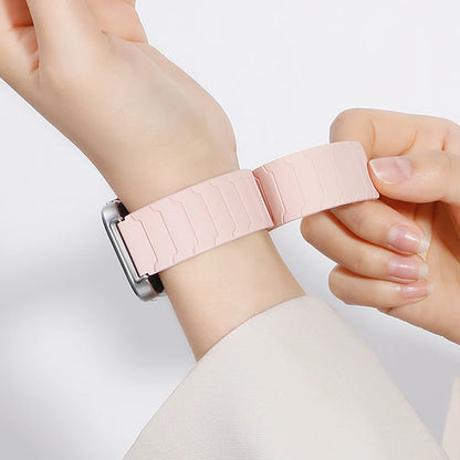 Flexible Silicone Magnetic Strap for HUAWEI Fit 4 Pro 4 3 2 1, Replacement Accessories