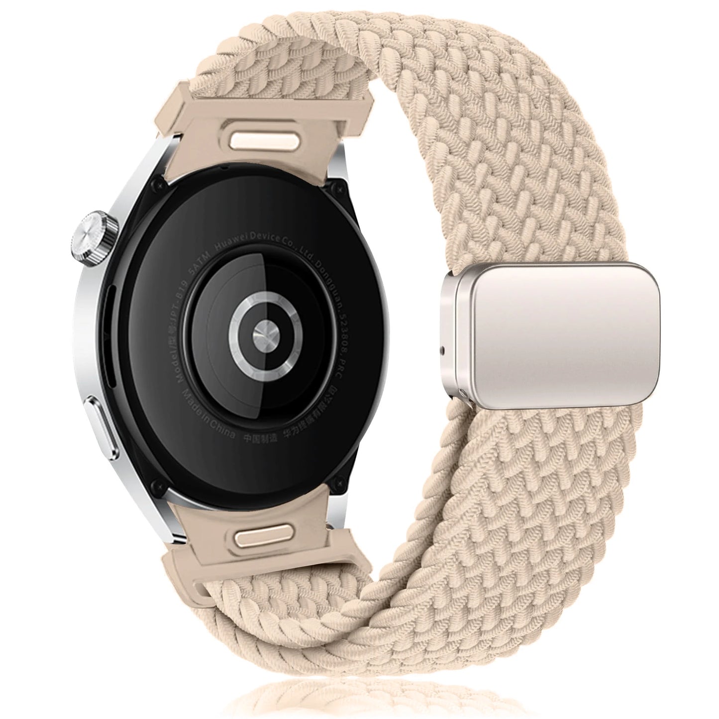 Bracelet sans espaces pour Samsung Galaxy Watch 6 4 classic/5 pro 47mm 43mm 44mm 40mm bracelet tressé magnétique Galaxy watch6 watch4