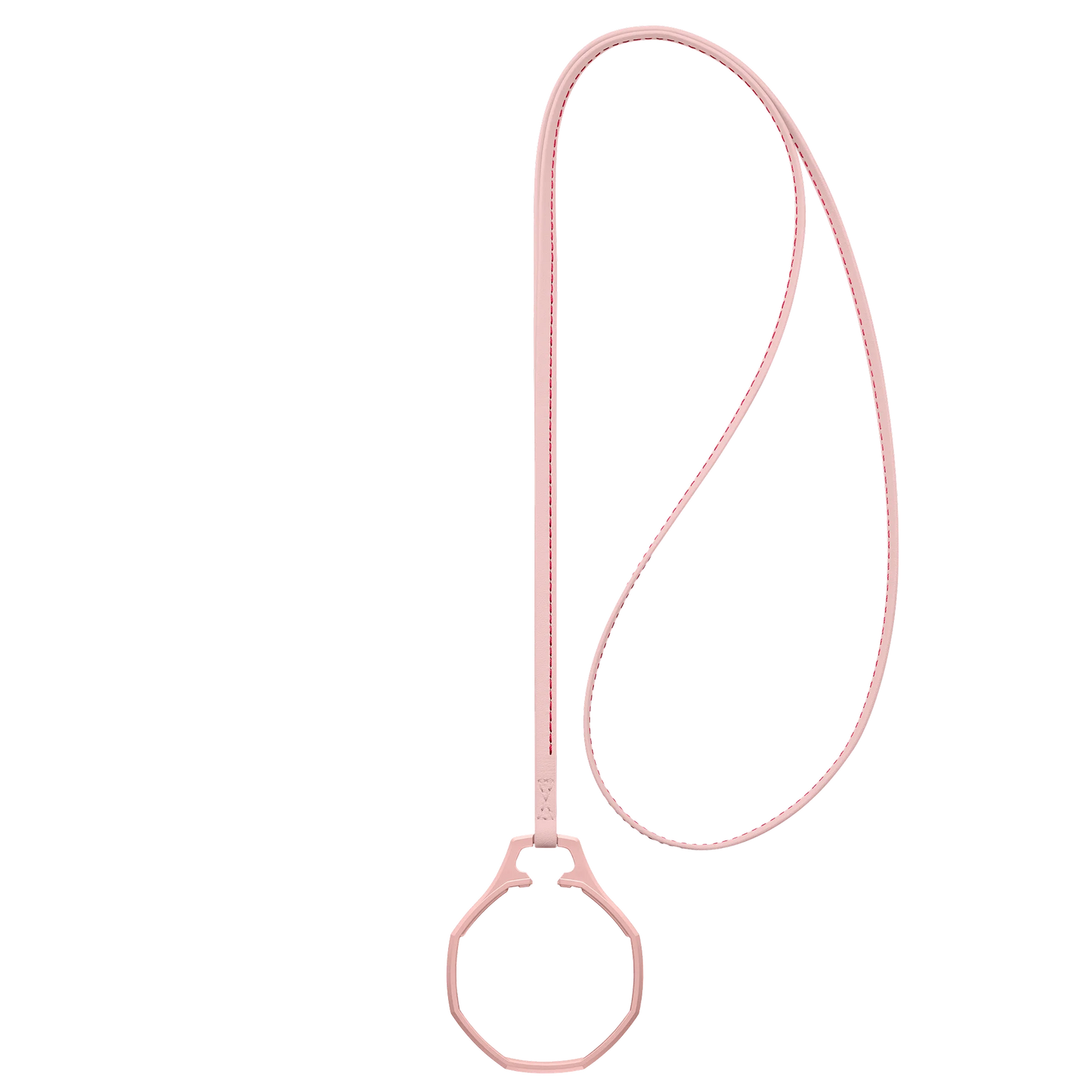 Cordon en cuir + anneau en biocéramique pour montre de poche Swatch Royal Pop, support de pendentif à accrocher au cou, cuir de veau de qualité supérieure avec surpiqûres