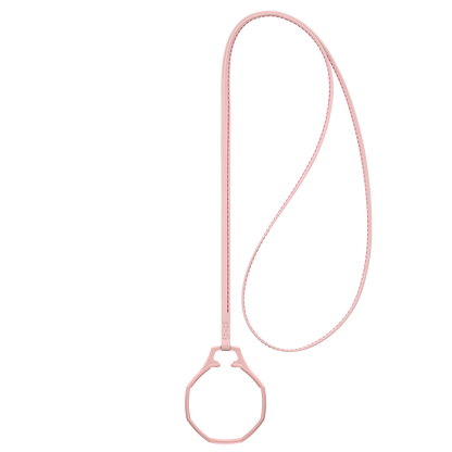 Cordon en cuir + anneau en biocéramique pour montre de poche Swatch Royal Pop, support de pendentif à accrocher au cou, cuir de veau de qualité supérieure avec surpiqûres