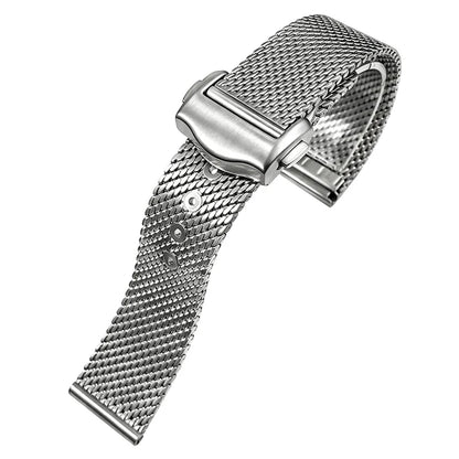 Cinturino per orologio in acciaio inossidabile 316L, compatibile con Omega Seamaster 300m AT150 Speedmaster Omega007 De Ville 19mm 20mm