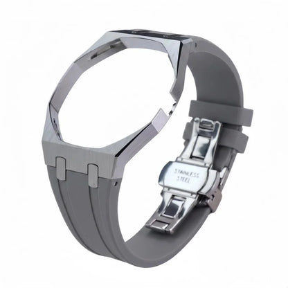 Kit de modification de bracelet en silicone et boîtier de montre en acier inoxydable pour Swatch X AP Royal Pop Pocket Changer, accessoires personnalisés pour montre