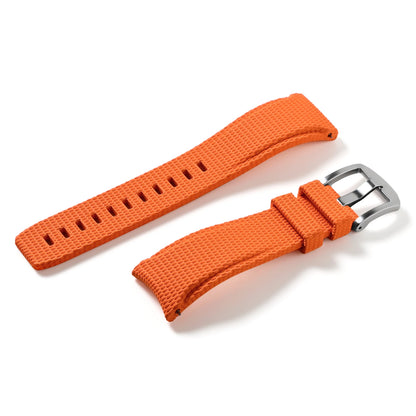 Bracelet de montre sport universel en caoutchouc fluoré FKM incurvé 20 mm 21 mm 22 mm à libération rapide pour Longines Omega Casio Seiko