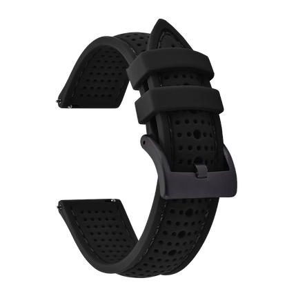 Bracelet de Sport en Silicone pour hommes, 18mm 20mm 22mm, en caoutchouc étanche, bracelet de remplacement pour Samsung S3 Huawei Watch GT2 46mm Amazfit GTR