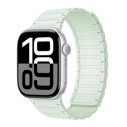 Correa con hebilla magnética para relojes Apple de 46 mm, 44 mm, 40 mm, 45 mm, 41 mm, 42 mm, correa de silicona para iWatch serie 11, 10, 9, 8, 7, 6, SE, Ultra 3