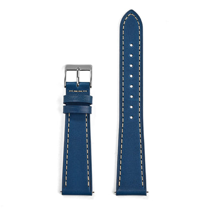 Bracelet de montre vintage 18mm 20mm 22mm à dégagement rapide en cuir tanné végétal fait main