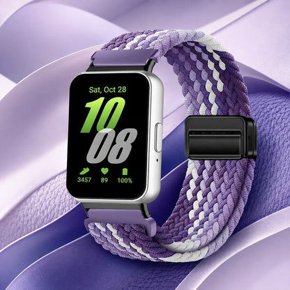 Cinturino intrecciato Solo Loop per Samsung Galaxy Fit 3, accessori, cinturino di ricambio sportivo regolabile in nylon per bracciale Galaxy Fit3