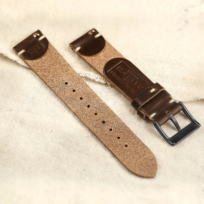 Horween US Chromexcel bracelets de montre en cuir marron souple bracelets en cuir faits à la main 18mm 20mm 22mm