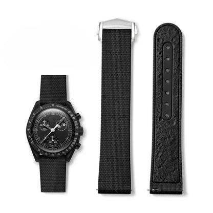 20mm Soft FKM Rubber Watch Strap, New, for Omega, Quick Release Bracelet for Seamaster, Waterproof Sports Watch Band