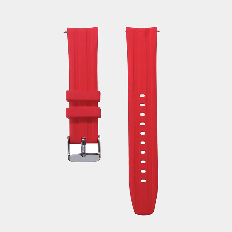 20mm 22mm Quick Release Soft Silicone Sport Watch Strap for Samsung S3 and Huawei GT