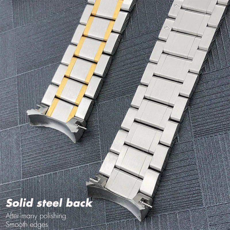 Bracelet de montre en acier inoxydable de haute qualité, 19mm 20mm 21mm, pour Longines L2 L2.628 673 518 793 755 Master 13mm 15mm 18mm