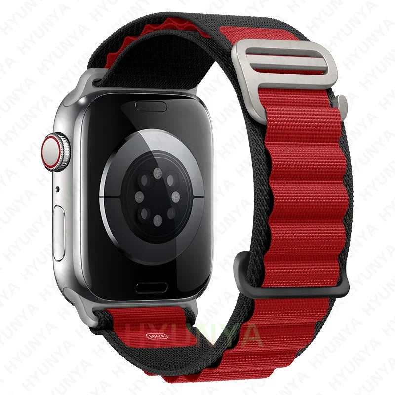 Cinturino per Apple Watch, bracciale alpino per cinturino Apple Watch Ultra 2 3, cinturino 45mm 49mm 42mm 46mm 44mm 41mm 40mm, cinturino Iwatch serie 11 9 8 7 SE 10