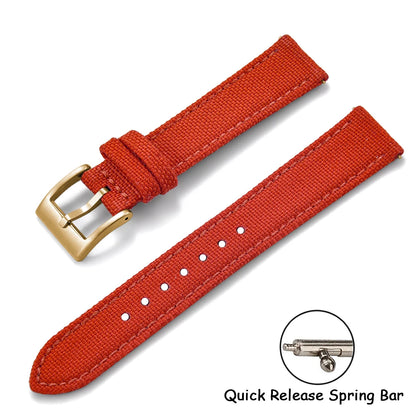 Per Cordura vela cinturino in pelle 18/20/22mm vela cinturini in nylon a sgancio rapido cintura in pelle per Omega Seiko