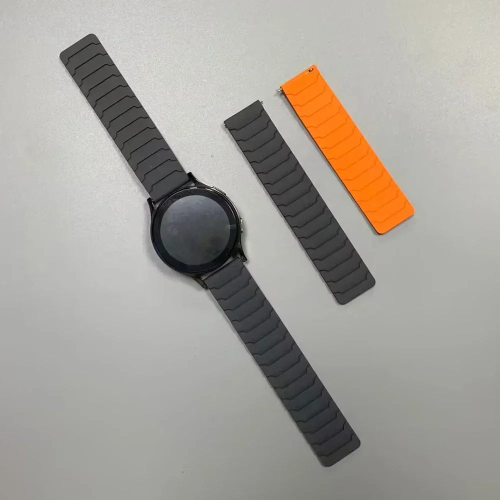 Bracelet magnétique en Silicone, 20 22mm, pour Huami AMAZFIT BIP 6 5 UNITY, pour Redmi 5 3 Active/Lite, pour Amazfit T-Rex 3 Pro 48mm