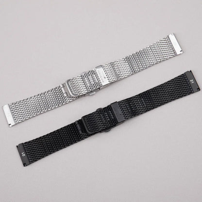 Cinturino per orologio flessibile in acciaio inossidabile 316L, 19/20/21/22mm, per Rolex Omega IWC Breitling Citizen Seiko Tissot, bracciale a maglia milanese