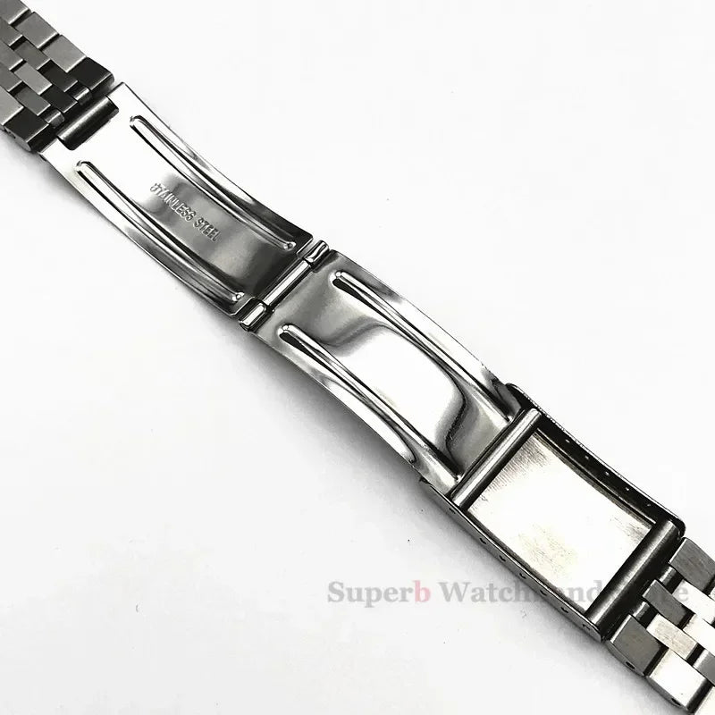 Bracelet en acier inoxydable à extrémité incurvée pour homme, SeATM SkxHouseSkx009, Jubilee Sports Strap, Structure pliante, 18mm, 19mm, 20mm, 21mm