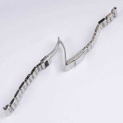 Bracelet de montre en acier inoxydable massif, argent poli, pour Breitling, nouveau bracelet à extrémités droites, 22 24mm, Navitimer Avenger
