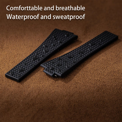 CTS Rubber strap for TISSOT PRX Powermatic 35mm 40mm 11mm 12mm Quick Release Spring Bar Watch Straps FKM Black Navy