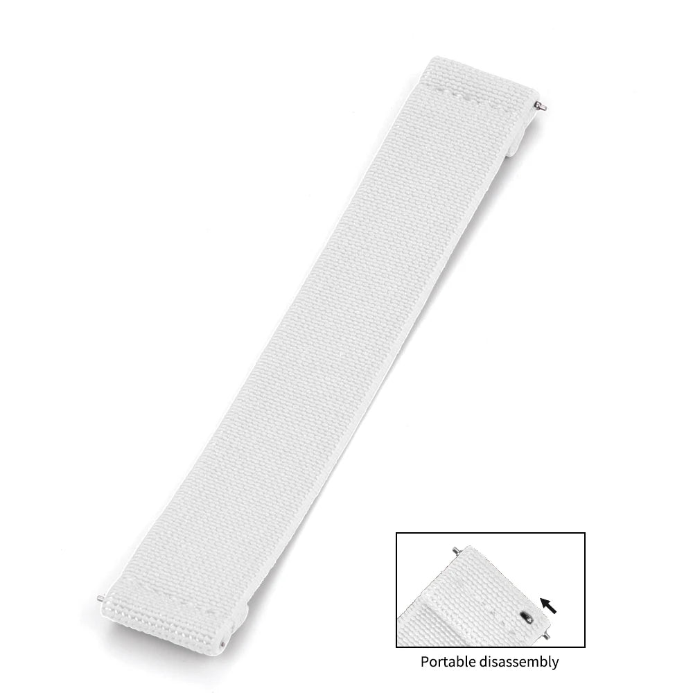 High Quality Parachute Elastic Nylon Watch Straps Quick Release 18/19/20/21/22mm Watch Bands Smartwatch Fabric Unisex Straps