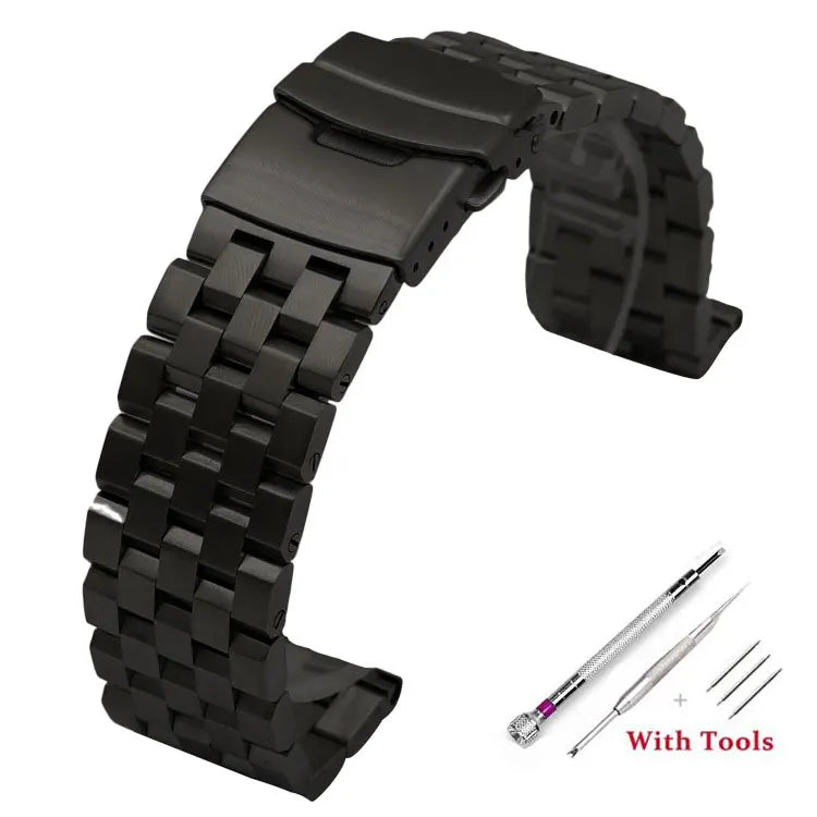 Cinturino per orologio in acciaio inossidabile massiccio