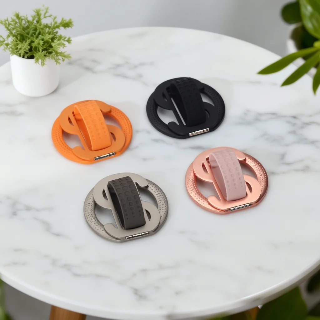 Universal Foldable Magnetic Phone Stand, Magnetic Phone Ring Holder, Multi-Angle Kickstand for MagSafe Support