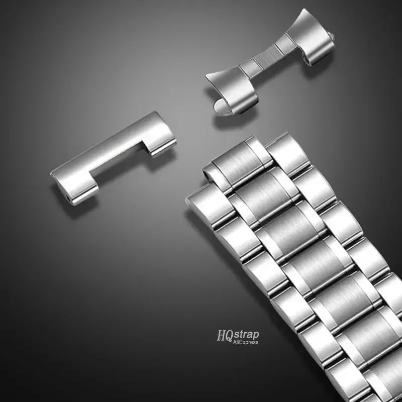 Stainless steel watch bracelet for Longines curved end metal bracelet 12 13 14 15 16 17 19 21 23 18mm 20mm 22mm 24mm