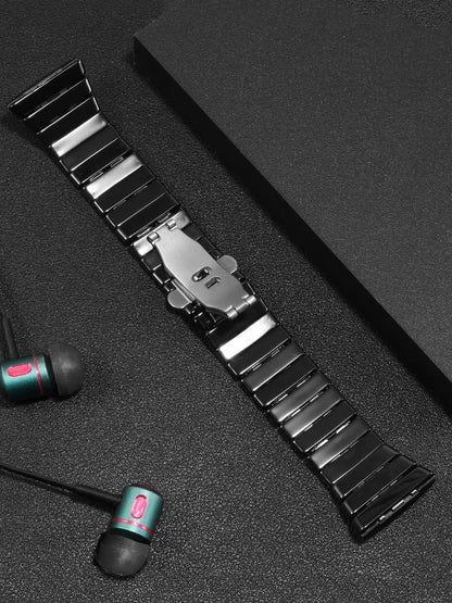 Black Ceramic Watch Strap for Men and Women, Watchband, Watch Chain, Rado Sintra Series, High Quality, 17mm, 26mm, 29mm