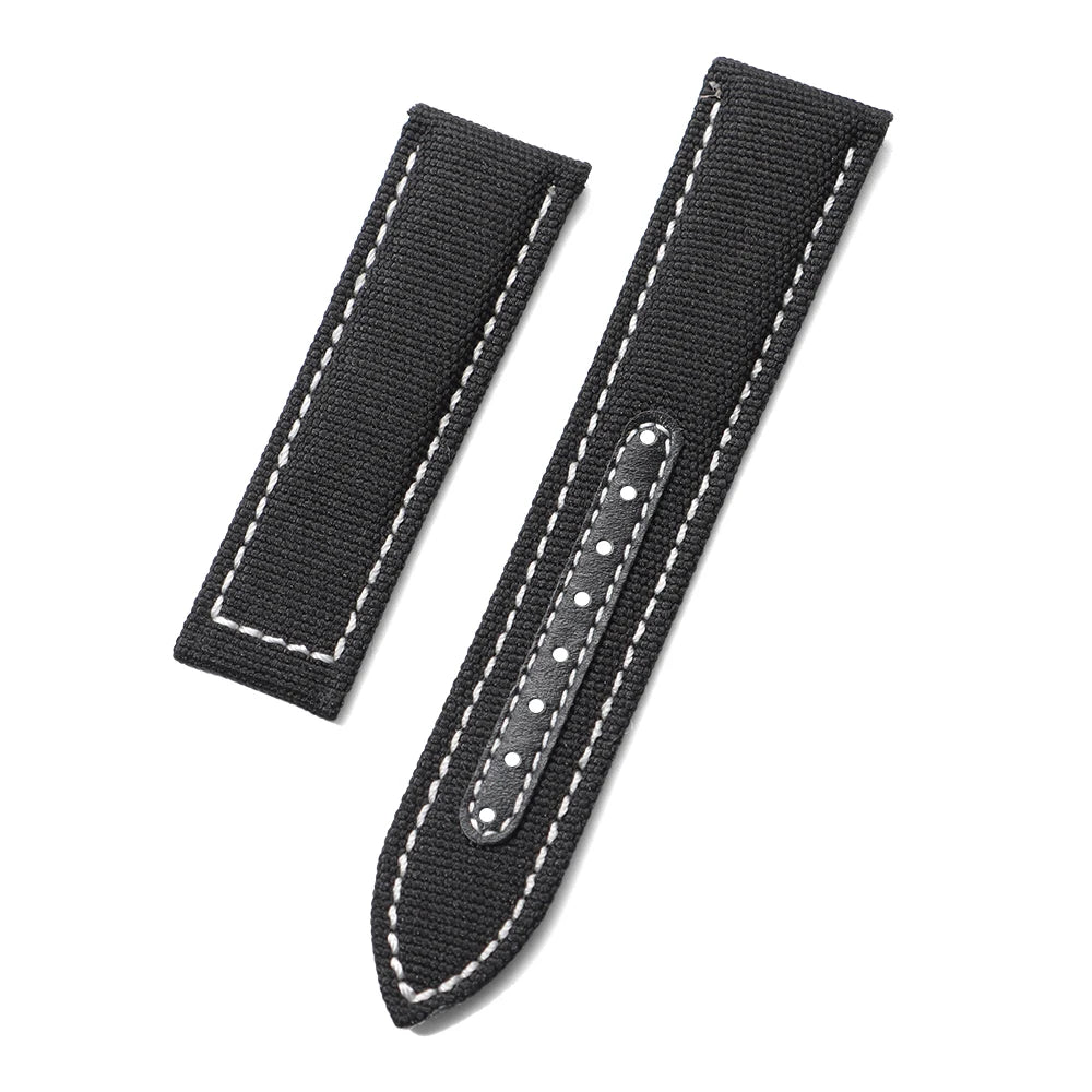 Bracelet de montre en Nylon 20mm 22mm pour Omega Seamaster 300, bracelet de montre pour Speedmaster AT150, boucle pliante en toile, Bracelets de Sport pour hommes