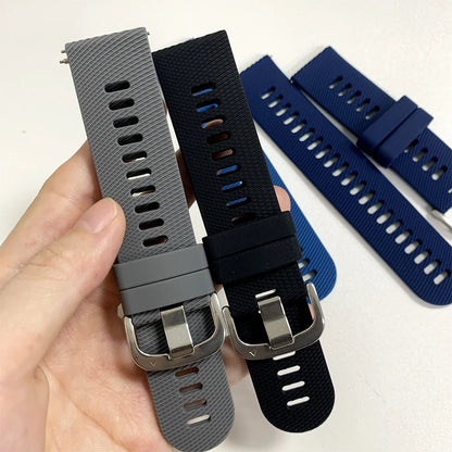 20mm 22mm Silicone Strap for Huami Amazfit Active 3 2/Active Max Sports Band BALANCE 2 BIP 3 6 5 GTS 4 mini GTR 3 Pro